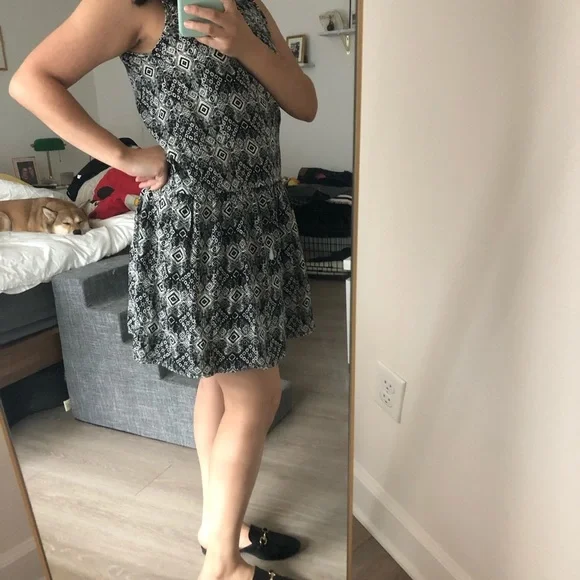 🐕 Casual tunic smock dress with drop waist - Picture 5 of 5